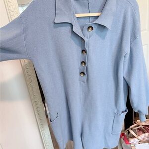 Light blue Ribber Romper